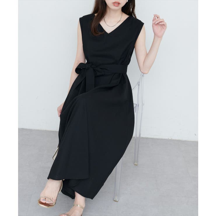 【natural couture】選べる袖丈前後2WAYベルト付きワンピース | NICE CLAUP / OLIVE des OLIVE　OUTLET | 詳細画像34 