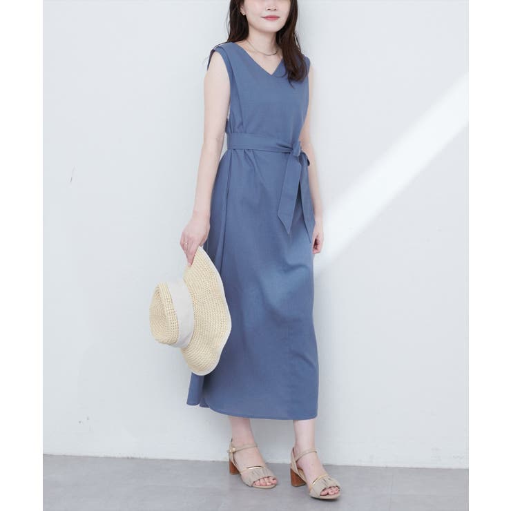 【natural couture】選べる袖丈前後2WAYベルト付きワンピース | NICE CLAUP / OLIVE des OLIVE　OUTLET | 詳細画像44 