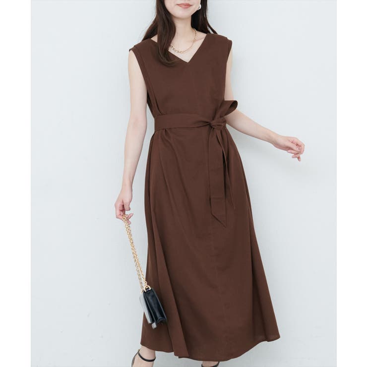 【natural couture】選べる袖丈前後2WAYベルト付きワンピース | NICE CLAUP / OLIVE des OLIVE　OUTLET | 詳細画像63 