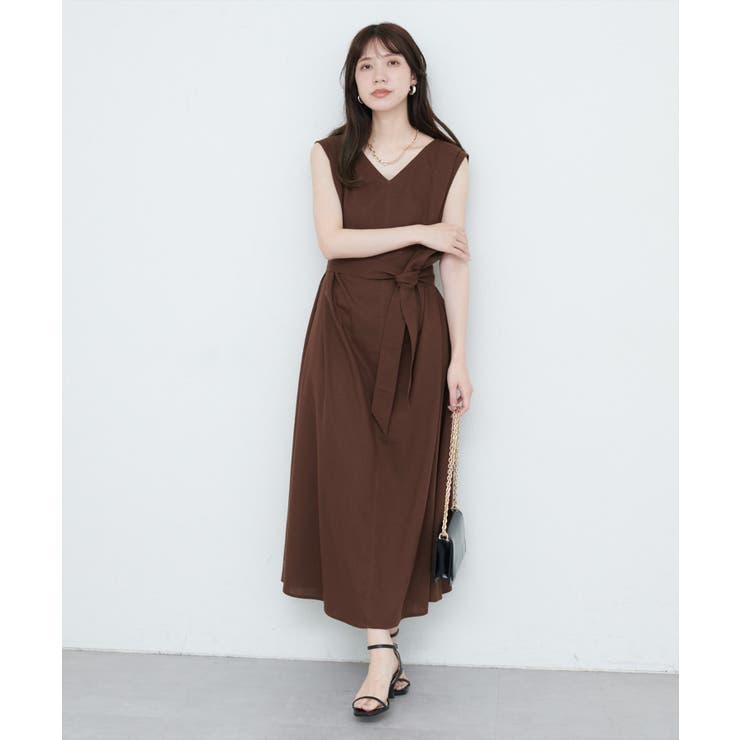 【natural couture】選べる袖丈前後2WAYベルト付きワンピース | NICE CLAUP / OLIVE des OLIVE　OUTLET | 詳細画像64 