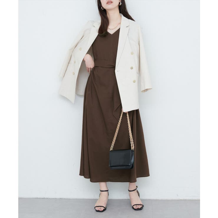 【natural couture】選べる袖丈前後2WAYベルト付きワンピース | NICE CLAUP / OLIVE des OLIVE　OUTLET | 詳細画像65 