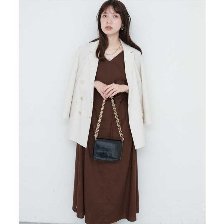 【natural couture】選べる袖丈前後2WAYベルト付きワンピース | NICE CLAUP / OLIVE des OLIVE　OUTLET | 詳細画像68 