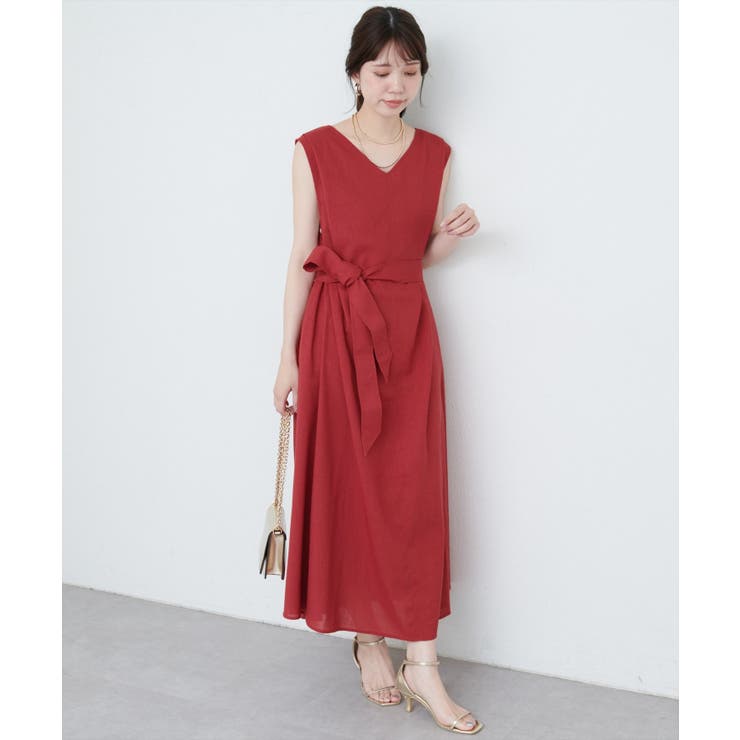 【natural couture】選べる袖丈前後2WAYベルト付きワンピース | NICE CLAUP / OLIVE des OLIVE　OUTLET | 詳細画像70 