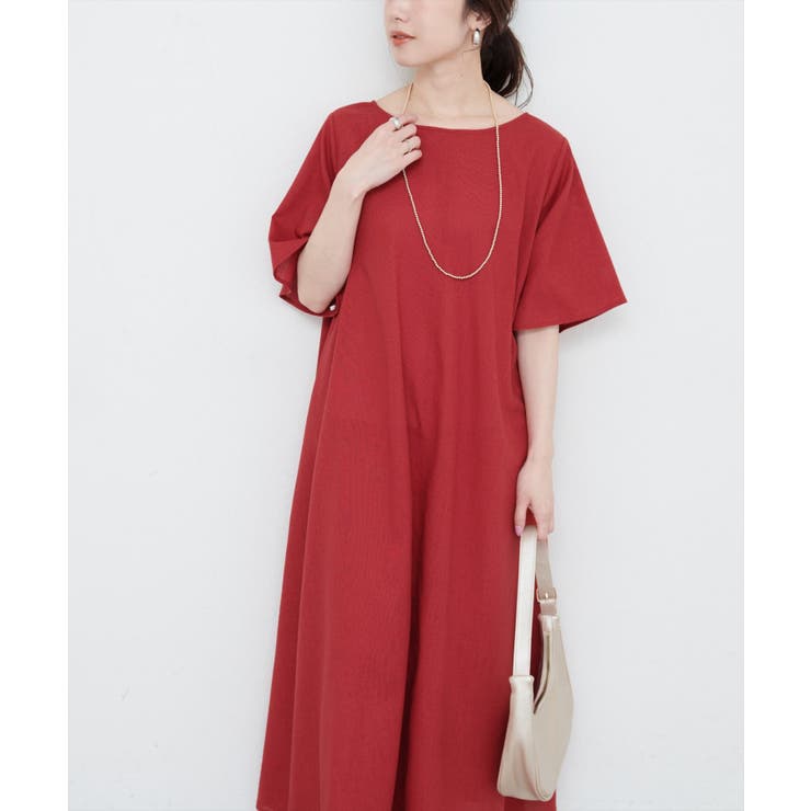 【natural couture】選べる袖丈前後2WAYベルト付きワンピース | NICE CLAUP / OLIVE des OLIVE　OUTLET | 詳細画像75 