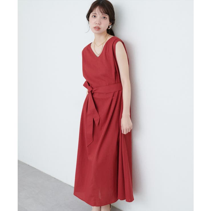 【natural couture】選べる袖丈前後2WAYベルト付きワンピース | NICE CLAUP / OLIVE des OLIVE　OUTLET | 詳細画像77 