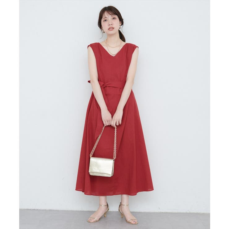 【natural couture】選べる袖丈前後2WAYベルト付きワンピース | NICE CLAUP / OLIVE des OLIVE　OUTLET | 詳細画像78 