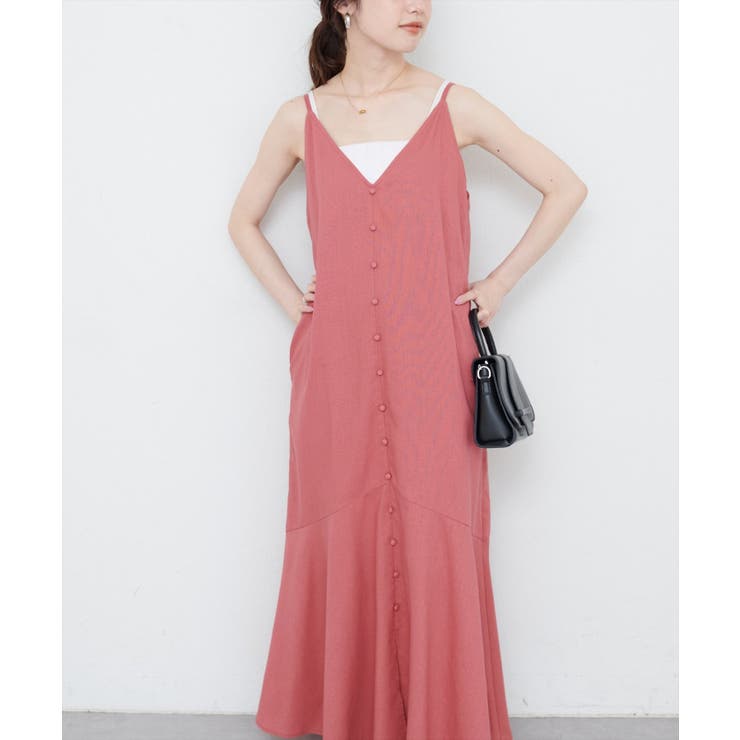 【natural couture】前後2WAYフレアヘムキャミワンピース | NICE CLAUP / OLIVE des OLIVE　OUTLET | 詳細画像5 