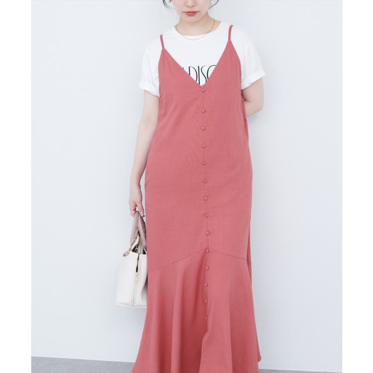 【natural couture】前後2WAYフレアヘムキャミワンピース | NICE CLAUP / OLIVE des OLIVE　OUTLET | 詳細画像8 