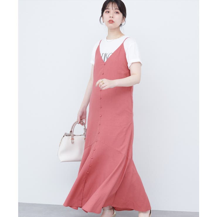 【natural couture】前後2WAYフレアヘムキャミワンピース | NICE CLAUP / OLIVE des OLIVE　OUTLET | 詳細画像10 