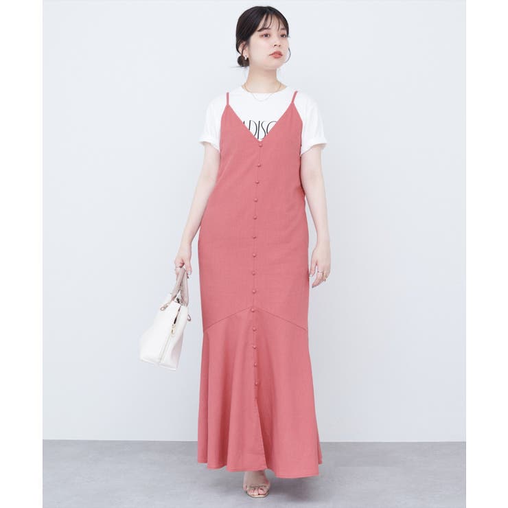 【natural couture】前後2WAYフレアヘムキャミワンピース | NICE CLAUP / OLIVE des OLIVE　OUTLET | 詳細画像12 