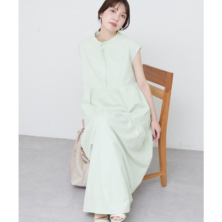 【natural couture】【WEB限定】ノースリティアードワンピース | NICE CLAUP / OLIVE des OLIVE　OUTLET | 詳細画像12 