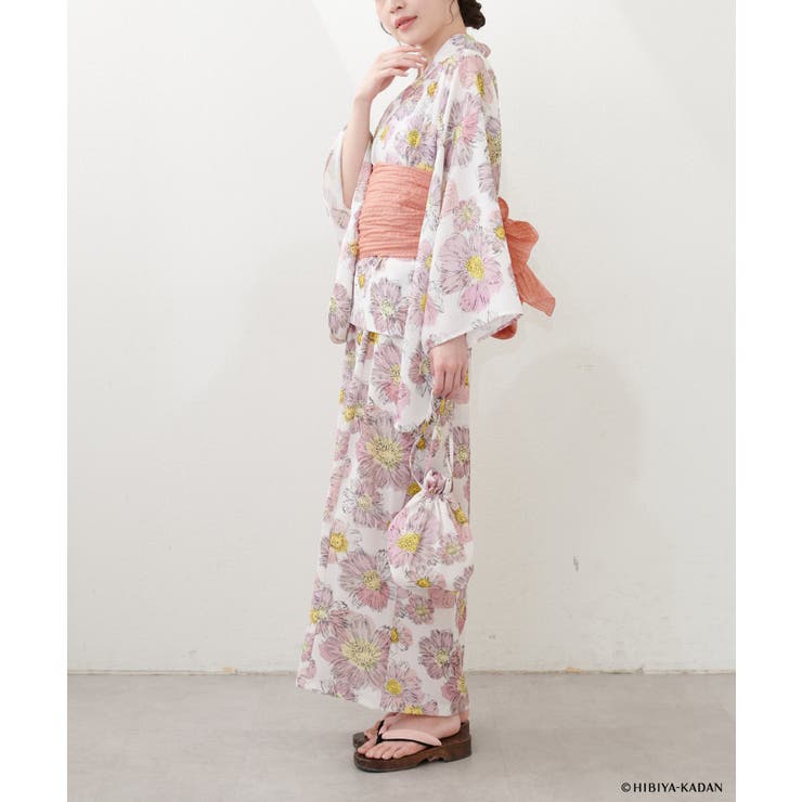 【日比谷花壇コラボ】オリジナル2way浴衣ワンピースセット | NICE CLAUP / OLIVE des OLIVE　OUTLET | 詳細画像3 