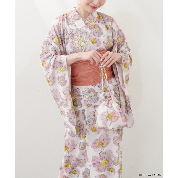 【日比谷花壇コラボ】オリジナル2way浴衣ワンピースセット | NICE CLAUP / OLIVE des OLIVE　OUTLET | 詳細画像6 
