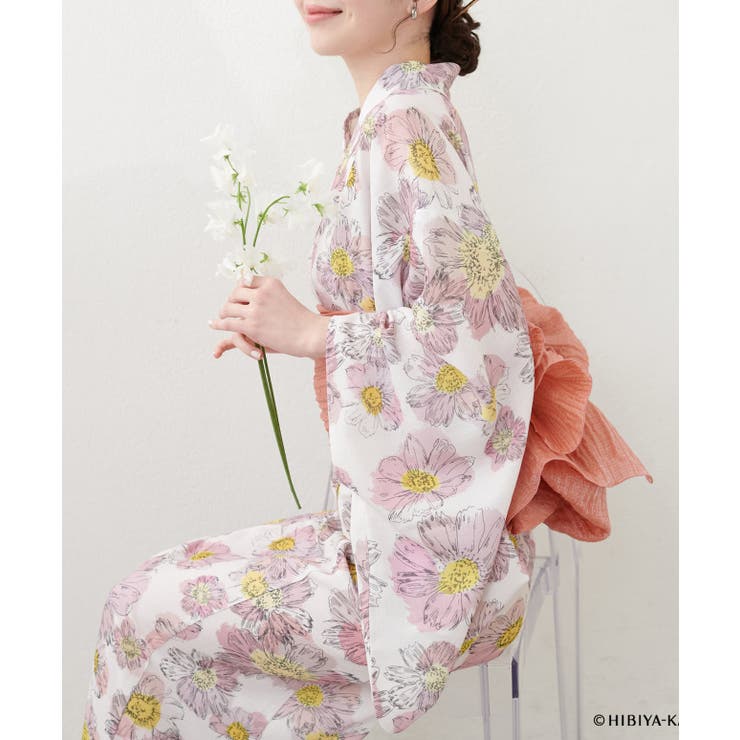 【日比谷花壇コラボ】オリジナル2way浴衣ワンピースセット | NICE CLAUP / OLIVE des OLIVE　OUTLET | 詳細画像7 