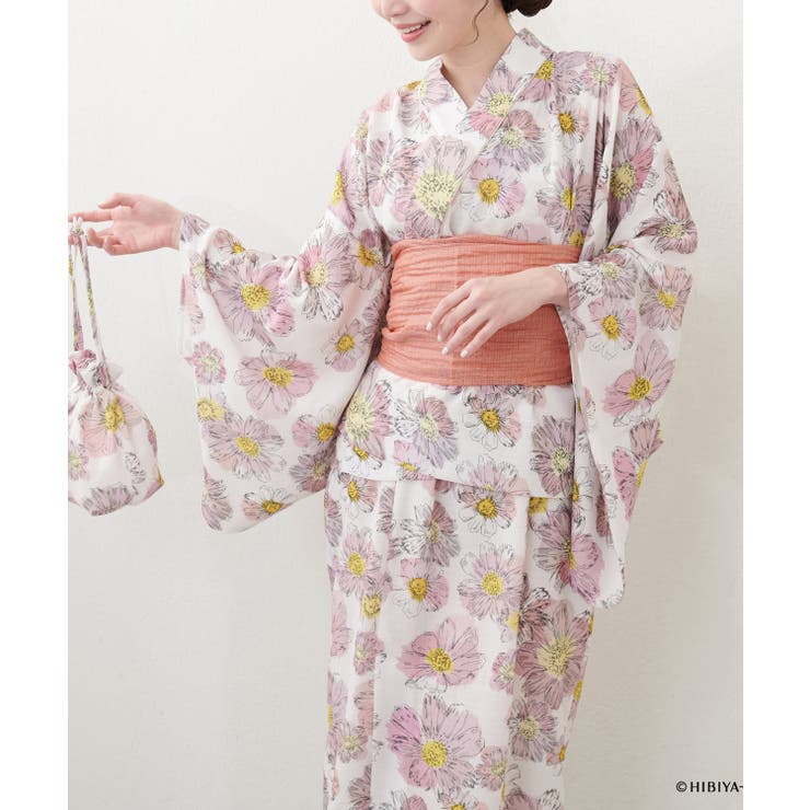 【日比谷花壇コラボ】オリジナル2way浴衣ワンピースセット | NICE CLAUP / OLIVE des OLIVE　OUTLET | 詳細画像8 