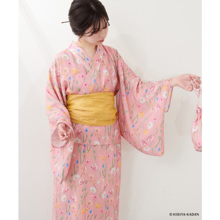 【日比谷花壇コラボ】オリジナル2way浴衣ワンピースセット | NICE CLAUP / OLIVE des OLIVE　OUTLET | 詳細画像17 