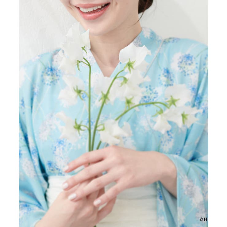 【日比谷花壇コラボ】オリジナル2way浴衣ワンピースセット | NICE CLAUP / OLIVE des OLIVE　OUTLET | 詳細画像23 