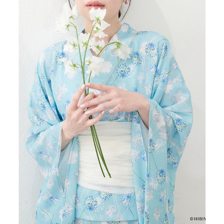 柄3 | 【日比谷花壇コラボ】オリジナル2way浴衣ワンピースセット | NICE CLAUP / OLIVE des OLIVE　OUTLET