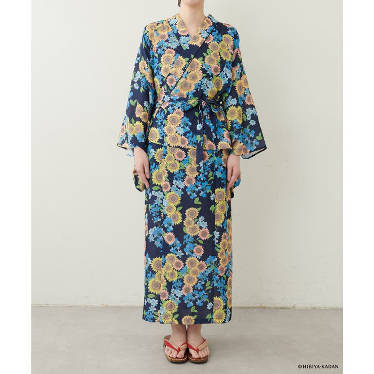 【日比谷花壇コラボ】オリジナル2way浴衣ワンピースセット | NICE CLAUP / OLIVE des OLIVE　OUTLET | 詳細画像45 