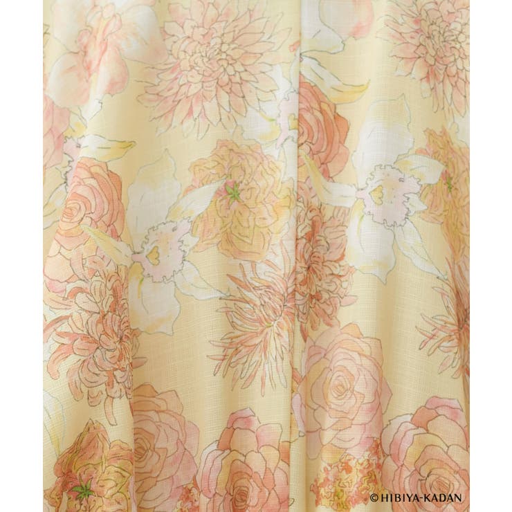 【natural couture】【日比谷花壇コラボ】すぽんちょ浴衣 | NICE CLAUP / OLIVE des OLIVE　OUTLET | 詳細画像3 