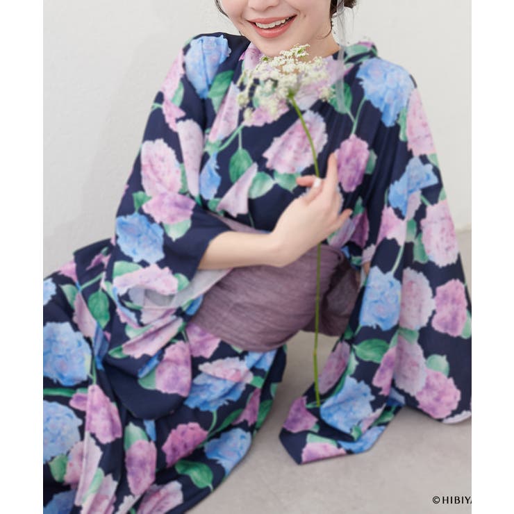 【natural couture】【日比谷花壇コラボ】すぽんちょ浴衣 | NICE CLAUP / OLIVE des OLIVE　OUTLET | 詳細画像18 