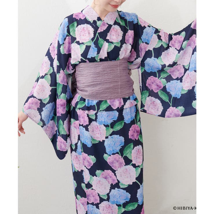 【natural couture】【日比谷花壇コラボ】すぽんちょ浴衣 | NICE CLAUP / OLIVE des OLIVE　OUTLET | 詳細画像21 