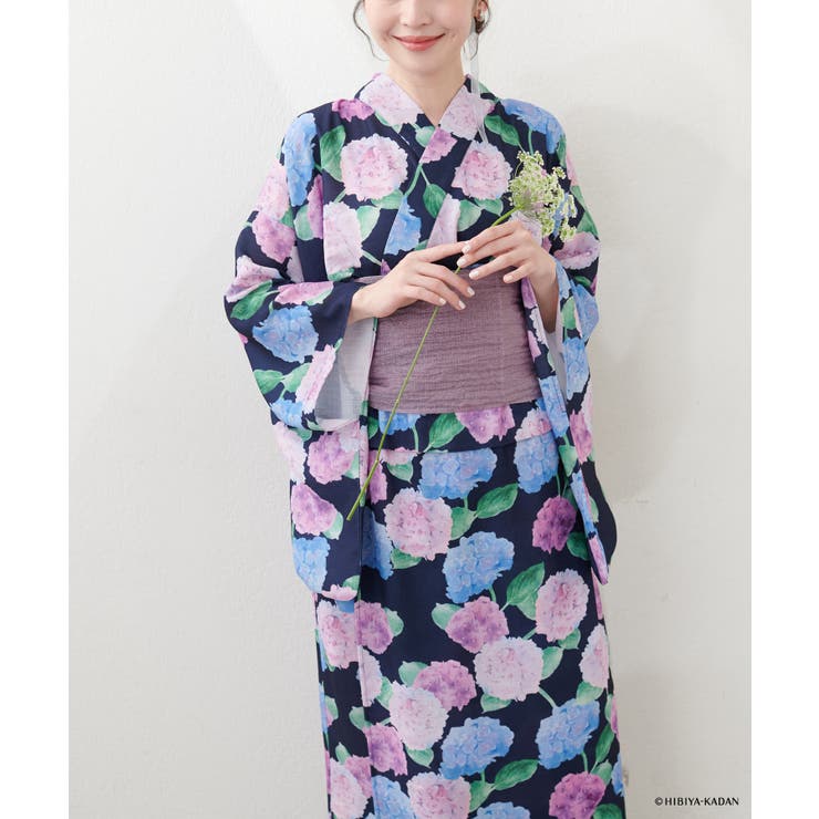 【natural couture】【日比谷花壇コラボ】すぽんちょ浴衣 | NICE CLAUP / OLIVE des OLIVE　OUTLET | 詳細画像22 