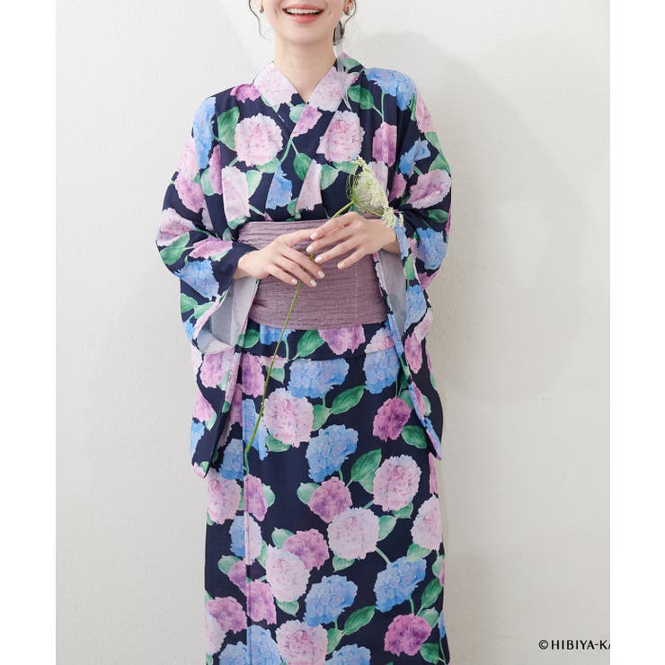 【natural couture】【日比谷花壇コラボ】すぽんちょ浴衣 | NICE CLAUP / OLIVE des OLIVE　OUTLET | 詳細画像23 