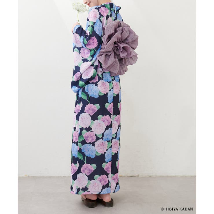 【natural couture】【日比谷花壇コラボ】すぽんちょ浴衣 | NICE CLAUP / OLIVE des OLIVE　OUTLET | 詳細画像25 