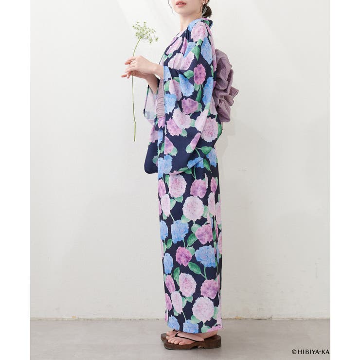 【natural couture】【日比谷花壇コラボ】すぽんちょ浴衣 | NICE CLAUP / OLIVE des OLIVE　OUTLET | 詳細画像26 