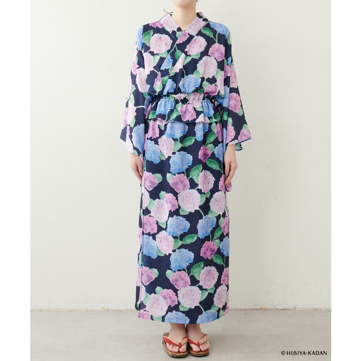 【natural couture】【日比谷花壇コラボ】すぽんちょ浴衣 | NICE CLAUP / OLIVE des OLIVE　OUTLET | 詳細画像27 
