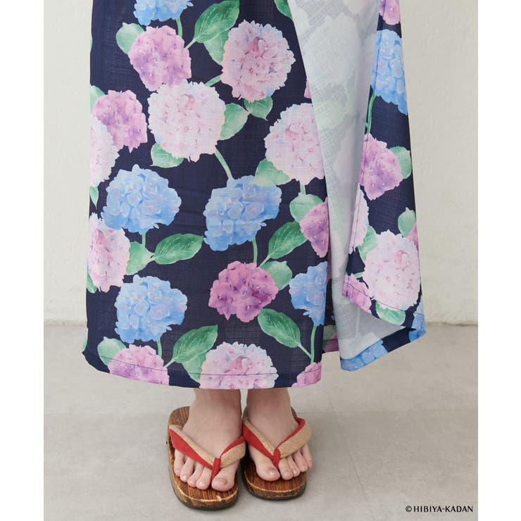 【natural couture】【日比谷花壇コラボ】すぽんちょ浴衣 | NICE CLAUP / OLIVE des OLIVE　OUTLET | 詳細画像40 