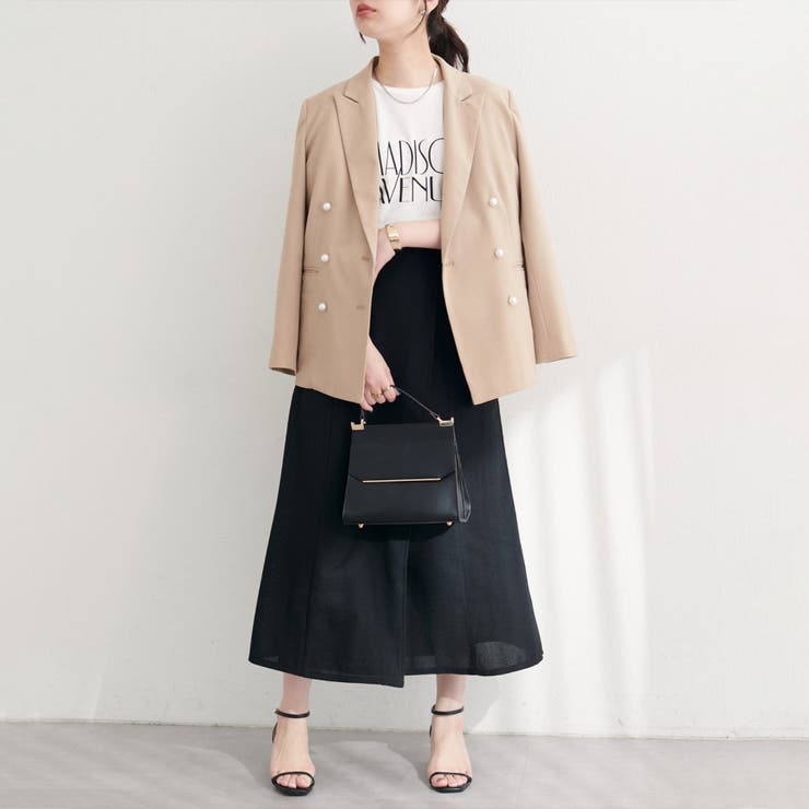 【natural couture】ラップ風ツイードスカート | NICE CLAUP / OLIVE des OLIVE　OUTLET | 詳細画像26 