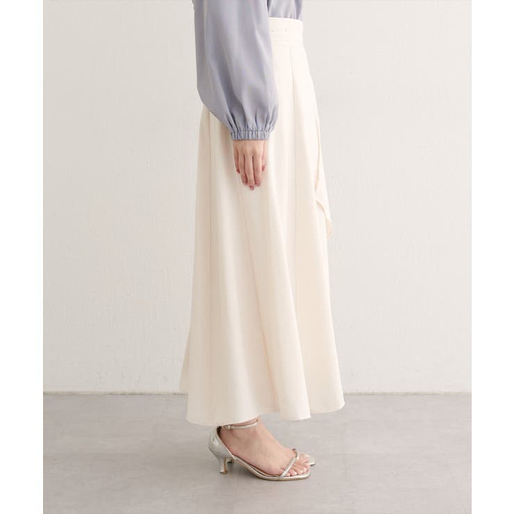 【natural couture】ウエストベルト付きラッフルデザインスカート | NICE CLAUP / OLIVE des OLIVE OUTLET | 詳細画像13