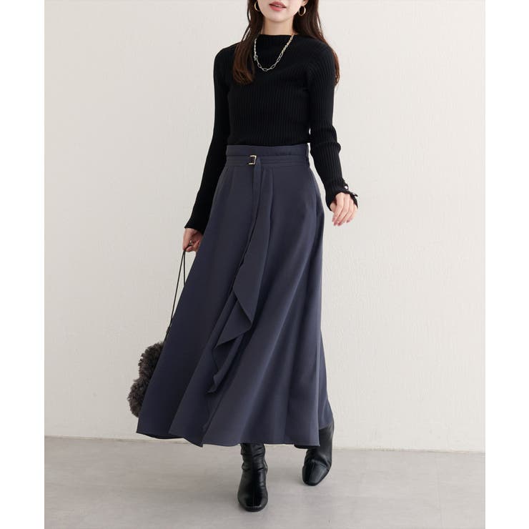 【natural couture】ウエストベルト付きラッフルデザインスカート | NICE CLAUP / OLIVE des OLIVE OUTLET | 詳細画像21