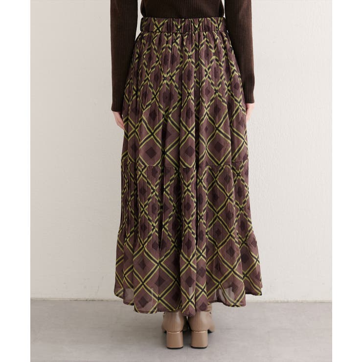 【natural couture】プリーツ切換スカート | NICE CLAUP / OLIVE des OLIVE　OUTLET | 詳細画像16 