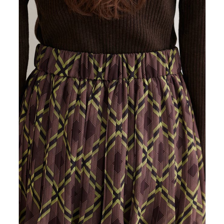 【natural couture】プリーツ切換スカート | NICE CLAUP / OLIVE des OLIVE　OUTLET | 詳細画像18 