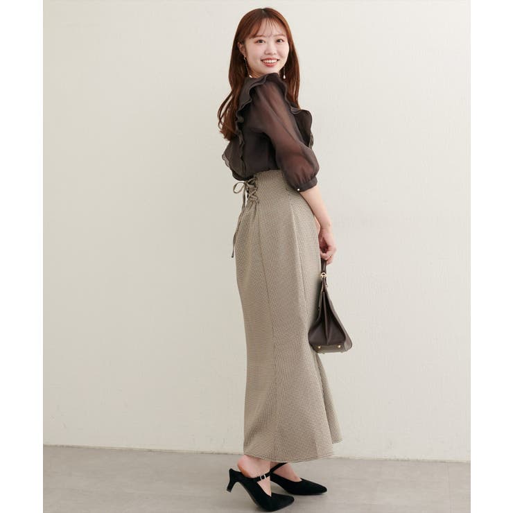 ＜mizumami＞レースUPウエストマーメイドスカート | NICE CLAUP / OLIVE des OLIVE　OUTLET | 詳細画像3 