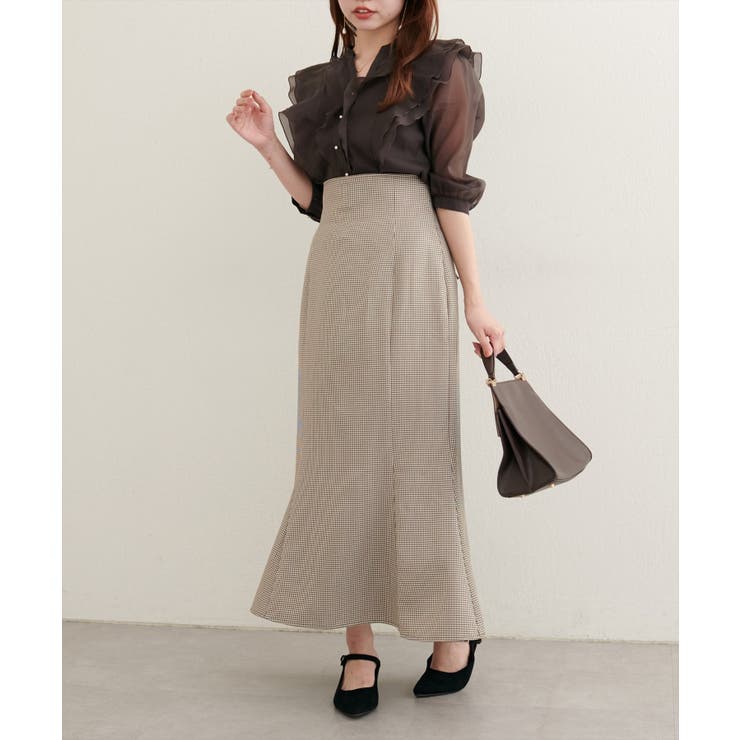 ＜mizumami＞レースUPウエストマーメイドスカート | NICE CLAUP / OLIVE des OLIVE　OUTLET | 詳細画像4 