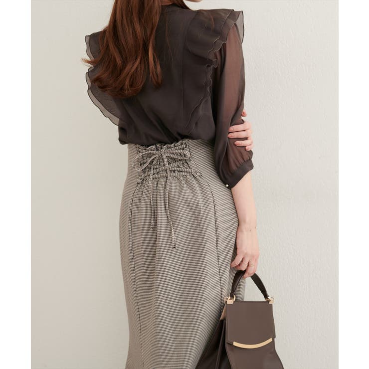 ＜mizumami＞レースUPウエストマーメイドスカート | NICE CLAUP / OLIVE des OLIVE　OUTLET | 詳細画像7 