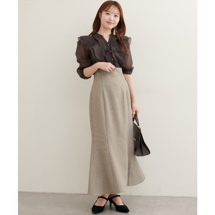 柄1 | ＜mizumami＞レースUPウエストマーメイドスカート | NICE CLAUP / OLIVE des OLIVE　OUTLET