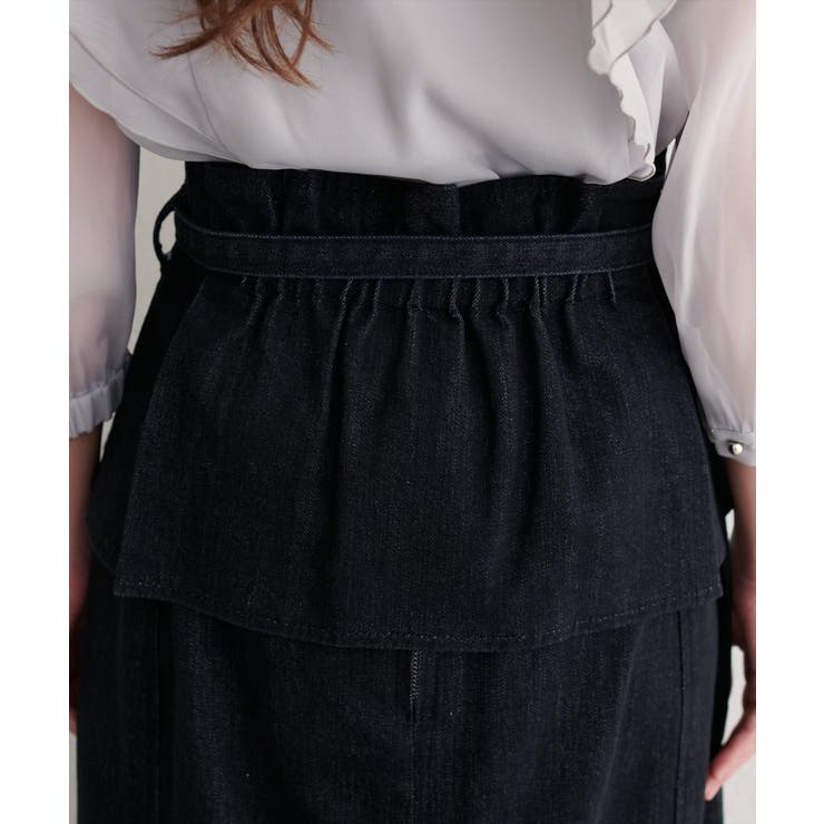 【natural couture】コルセットベルトデニムスカート | NICE CLAUP / OLIVE des OLIVE　OUTLET | 詳細画像3 