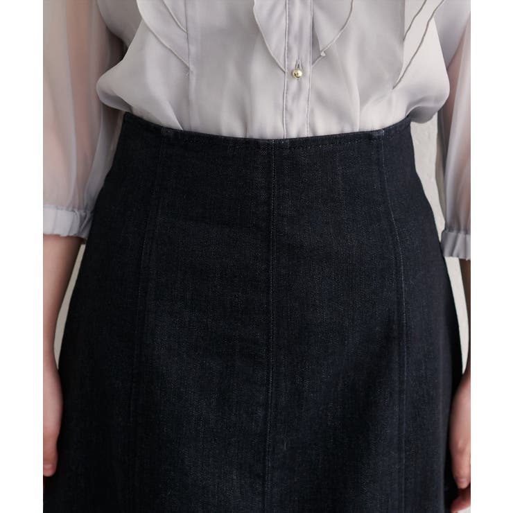 【natural couture】コルセットベルトデニムスカート | NICE CLAUP / OLIVE des OLIVE　OUTLET | 詳細画像4 