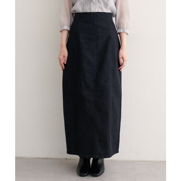 【natural couture】コルセットベルトデニムスカート | NICE CLAUP / OLIVE des OLIVE　OUTLET | 詳細画像5 