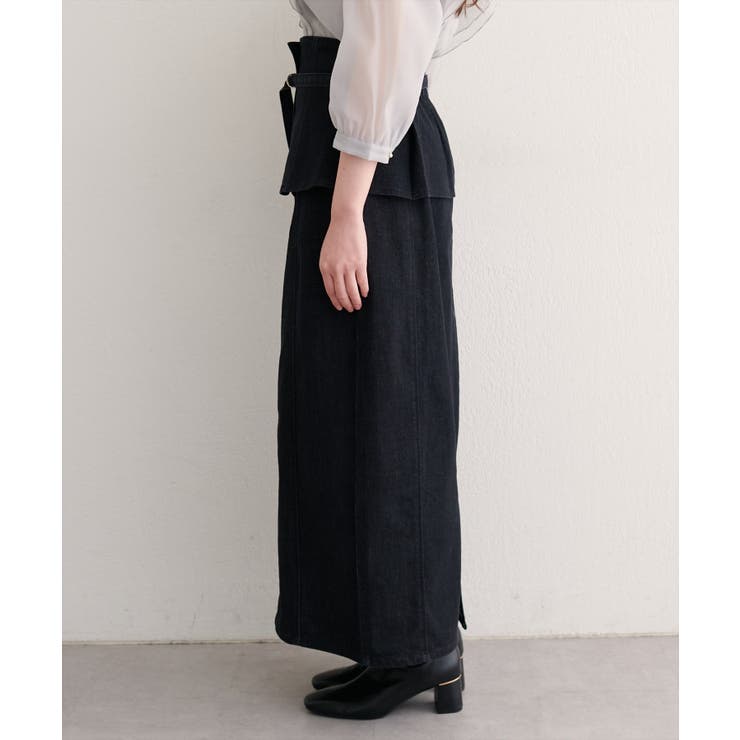 【natural couture】コルセットベルトデニムスカート | NICE CLAUP / OLIVE des OLIVE　OUTLET | 詳細画像7 