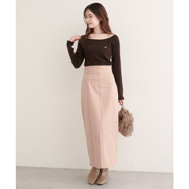 【natural couture】コルセットベルトデニムスカート | NICE CLAUP / OLIVE des OLIVE　OUTLET | 詳細画像24 