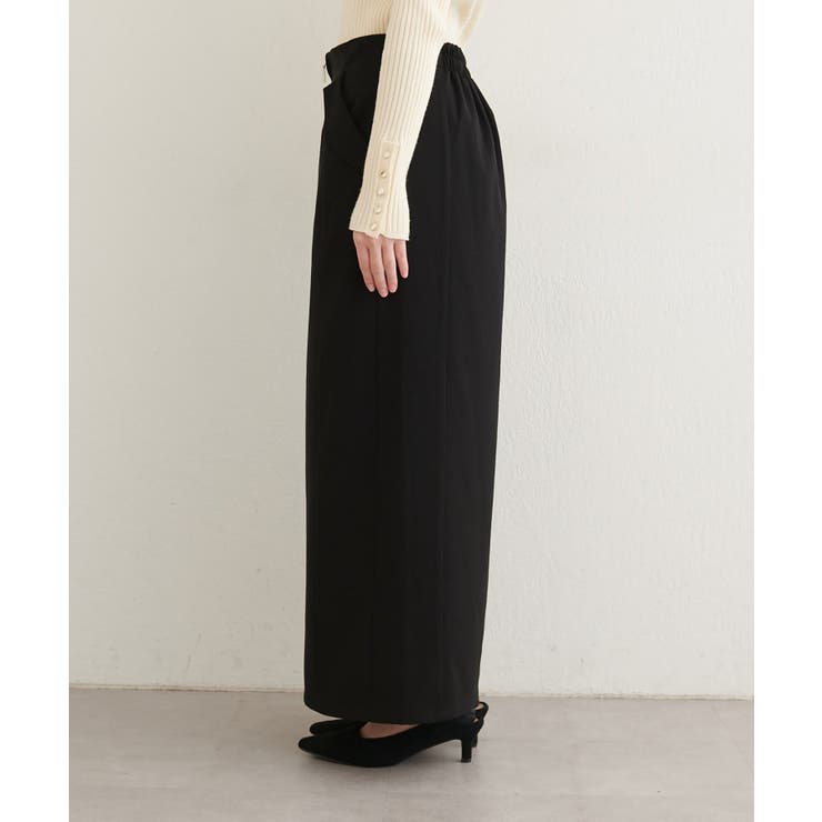 【natural couture】フラップポケットジップスカート | NICE CLAUP / OLIVE des OLIVE　OUTLET | 詳細画像6 