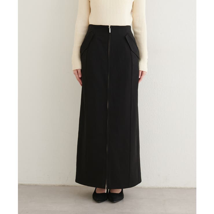 【natural couture】フラップポケットジップスカート | NICE CLAUP / OLIVE des OLIVE　OUTLET | 詳細画像17 