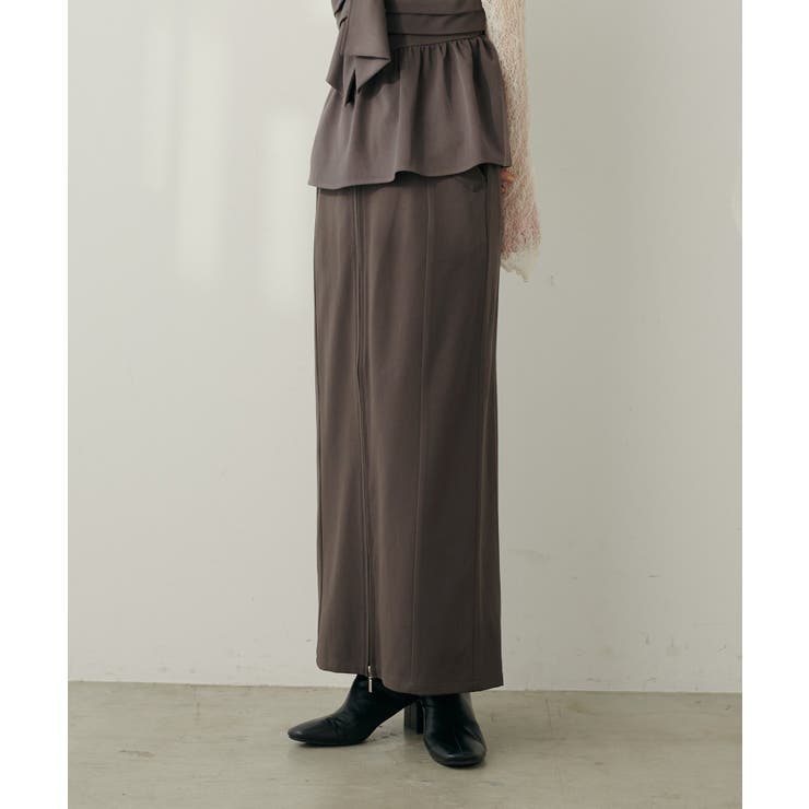 【natural couture】フラップポケットジップスカート | NICE CLAUP / OLIVE des OLIVE　OUTLET | 詳細画像19 