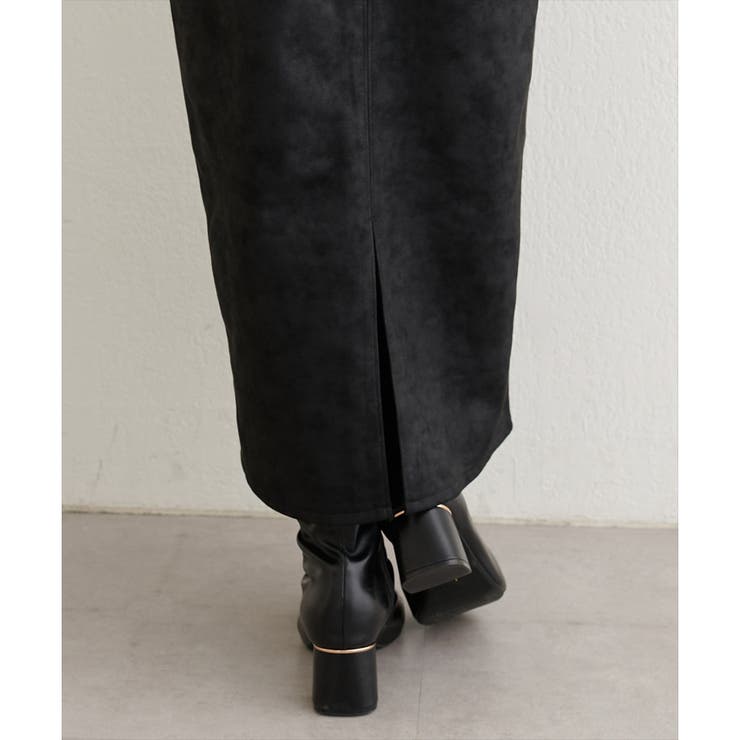 【natural couture】合皮風ポンチスエードタイトスカート | NICE CLAUP / OLIVE des OLIVE　OUTLET | 詳細画像23 